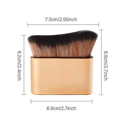 Wavy Makeup Brush Soft Bristles Multifunctional Foundation Powder Brush Body Cosmetic Tool